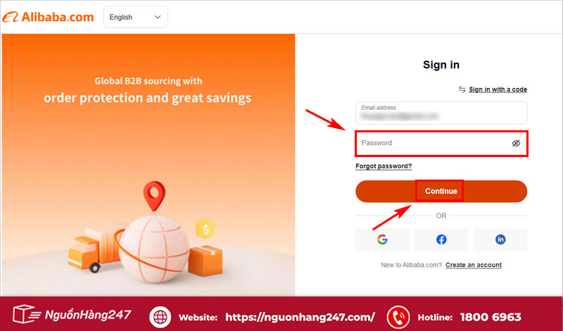 Nhập mật khẩu tài khoản