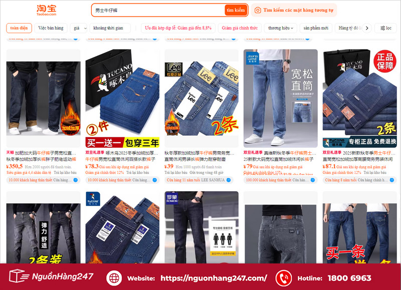 20+ Link shop order quần jean nam quảng châu cao cấp