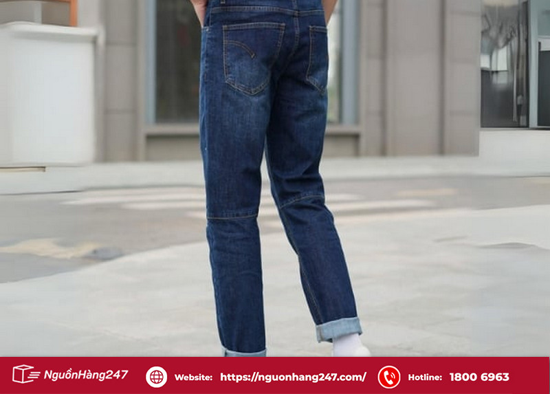 Quần jean nam ống đứng