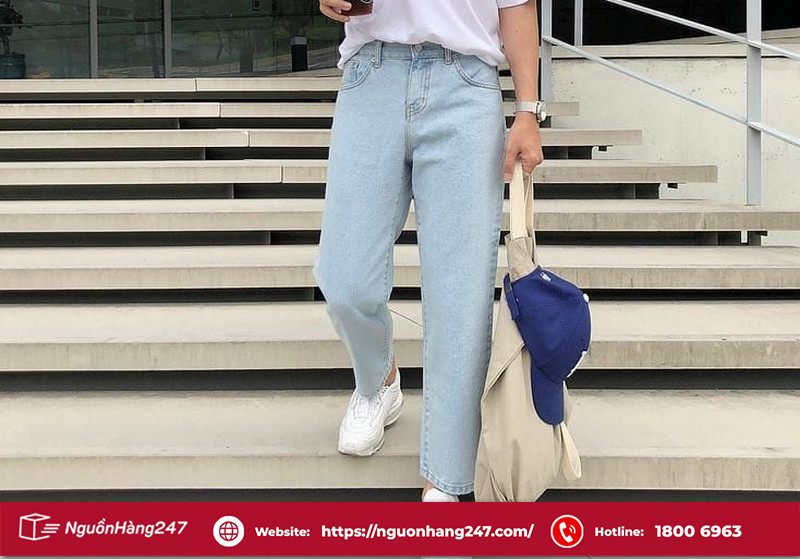 Quần jean nam phong cách Hàn Quốc