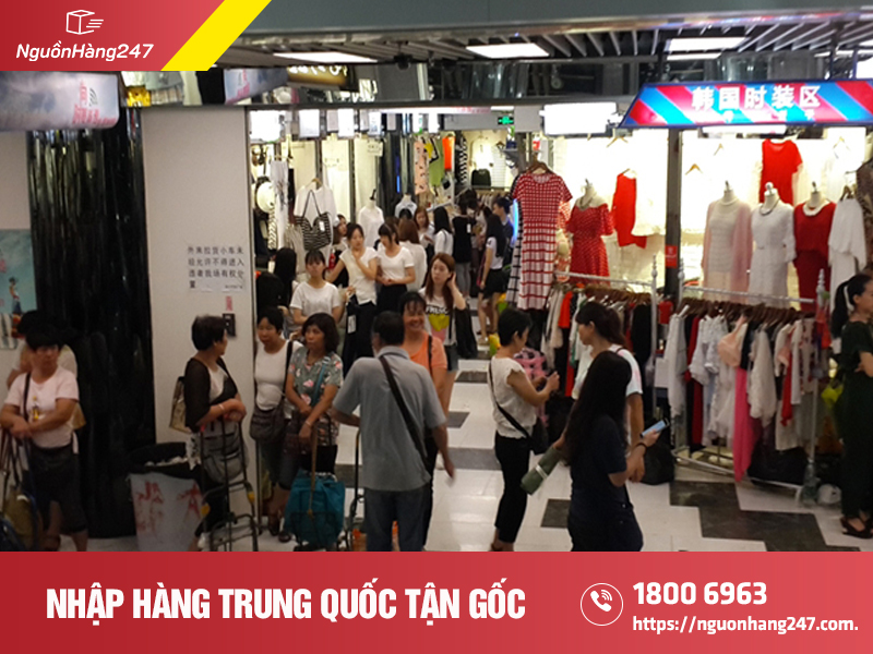 Nhập sỉ tại các chợ đầu mối Quảng Châu