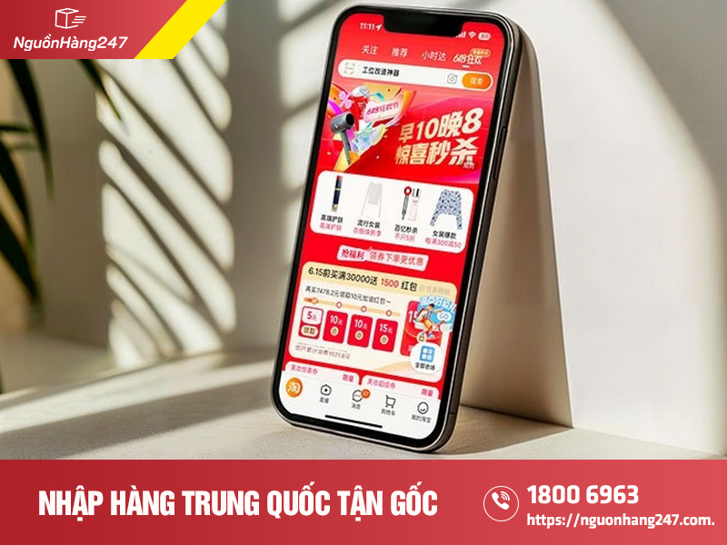 Mua trực tiếp trên Taobao, Tmall, 1688...