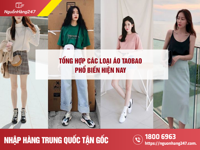 Các loại áo Taobao phổ biến