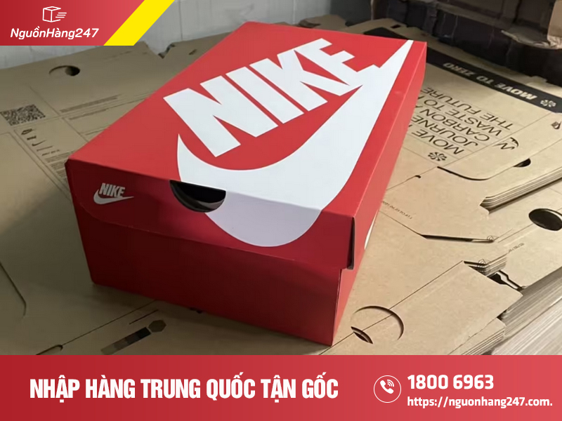 Kiểm tra hộp giày Nike