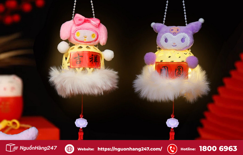 Đèn lồng làm hình dáng nhân vật hoạt hình