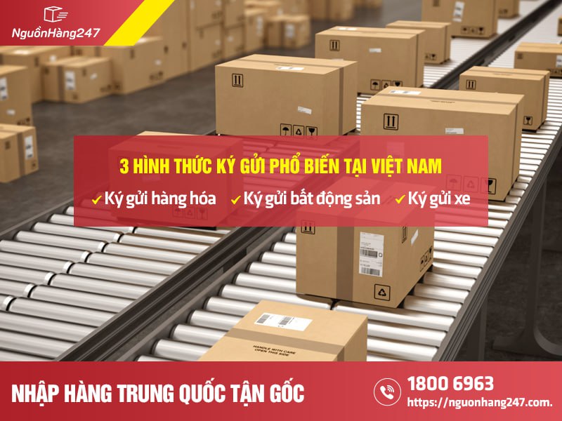 Các hình thức ký gửi phổ biến hiện nay