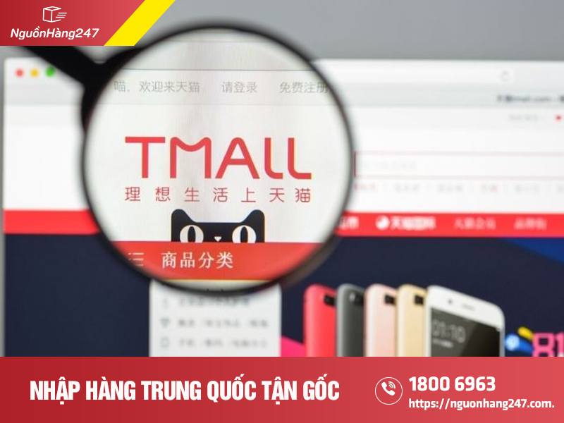 Tự order hàng trên tmall.com