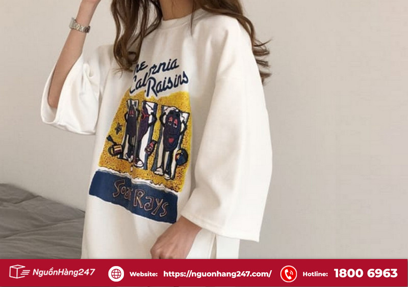 Áo thun oversize Taobao