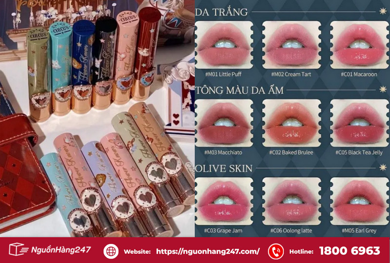 Son kem bùn Flower Knows Circus Seri