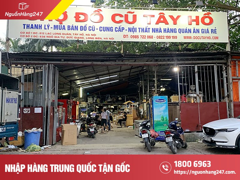 Những điều cần biết trước khi xuống tiền ở chợ đồ cũ Hồ Tây