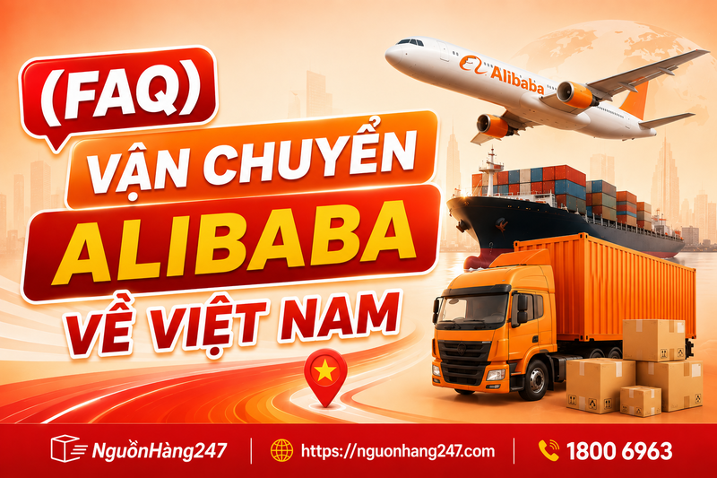 (FAQ) vận chuyển hàng Alibaba về Việt Nam