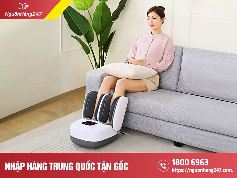 Nhập máy massage chân Trung Quốc cần chú ý gì?