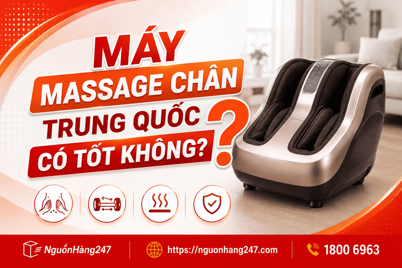 Máy massage chân Trung Quốc