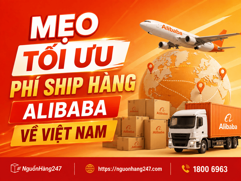 Cách tối ưu chi phí vận chuyển ALibaba về Việt Nam 