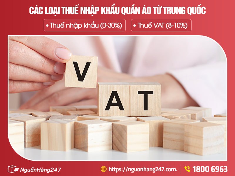 Các loại thuế nhập khẩu quần áo từ Trung Quốc về Việt Nam