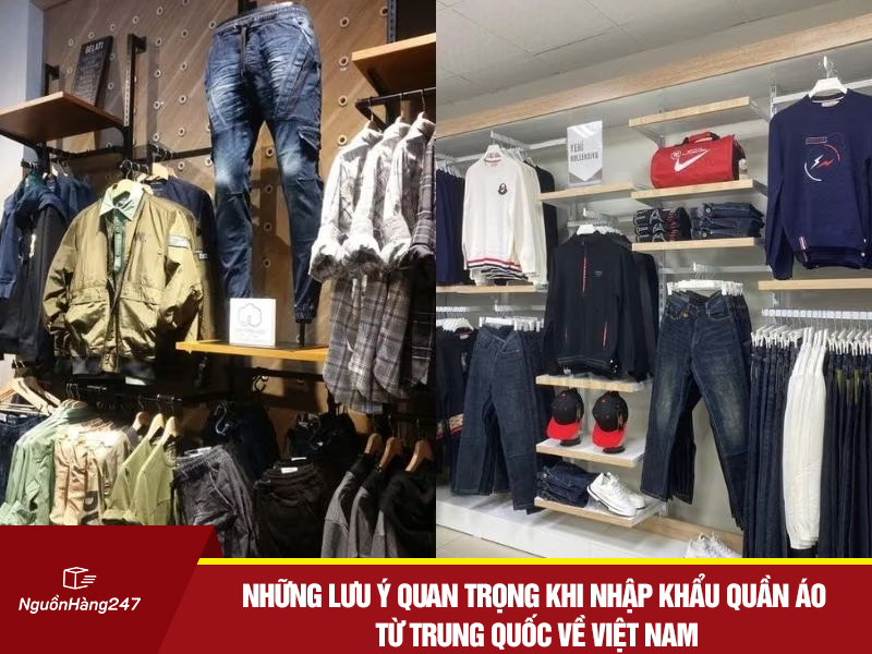 Những lưu ý quan trọng khi nhập khẩu quần áo từ Trung Quốc về Việt Nam
