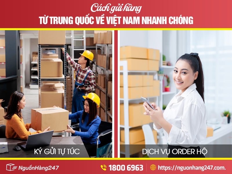 Cách gửi hàng từ Trung Quốc về Việt Nam nhanh chóng