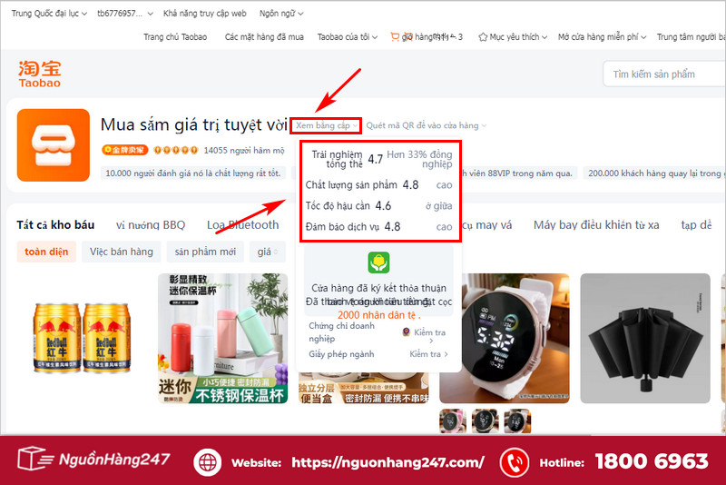 Điểm đánh giá chất lượng