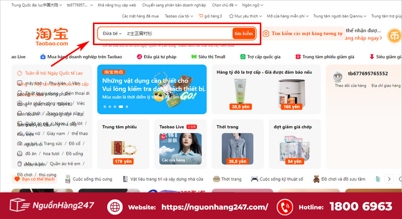 Tìm kiếm sản phẩm 