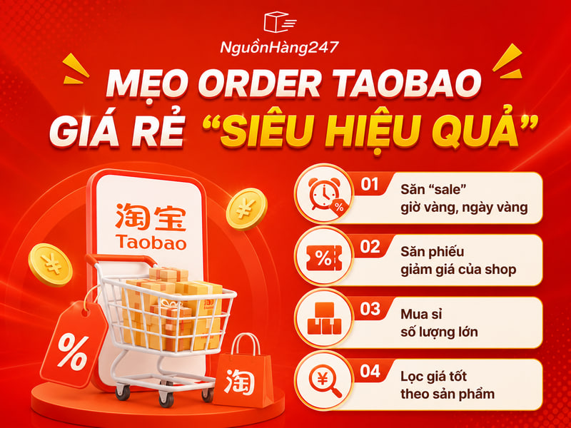 MẸO order taobao giá rẻ