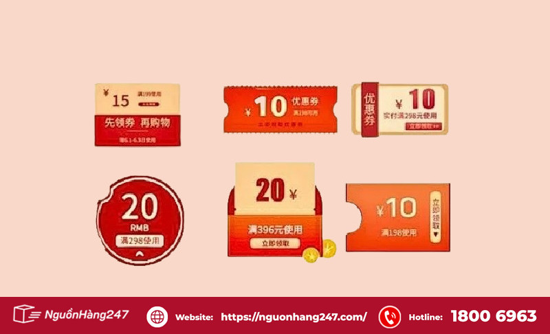 Phiếu giảm giá của shop