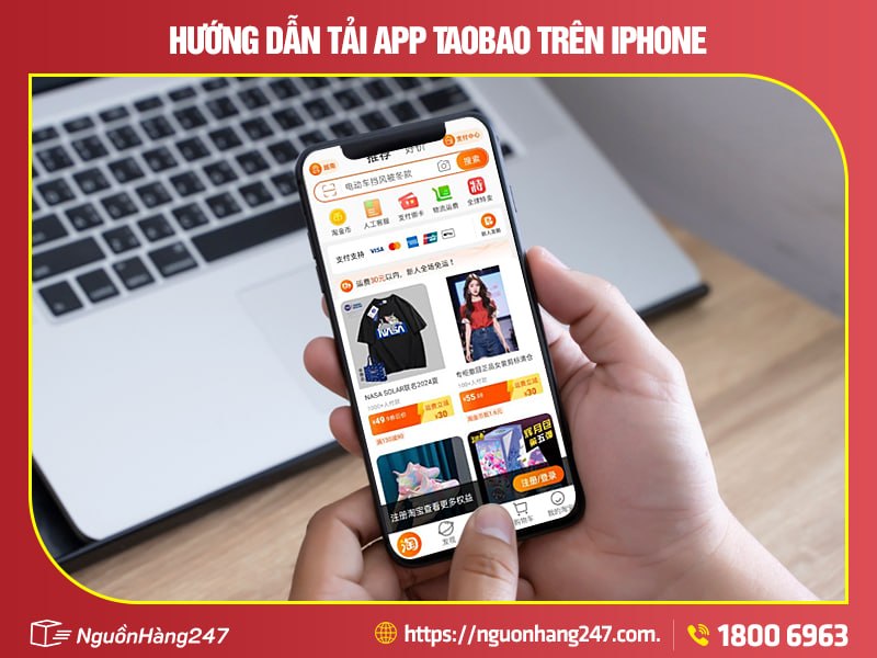 Hướng dẫn tải app taobao trên iphone