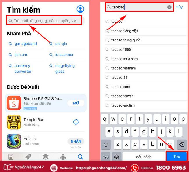 Tìm kiếm Taobao