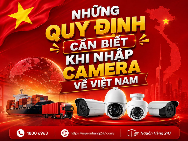 Những quy định khi nhập camera về Việt Nam
