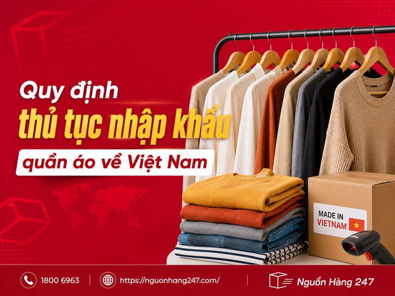 Quy định nhập khẩu quần áo về Việt Nam