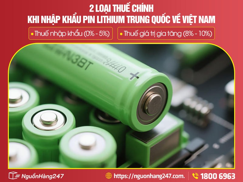 Thuế nhập khẩu pinthium về Việt Nam 2026