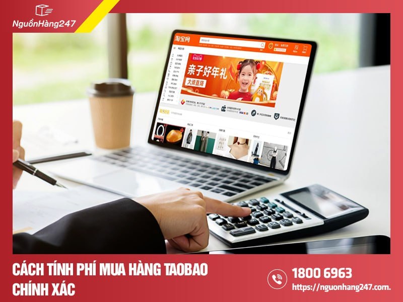 Cách tính phí order Taobao chi tiết
