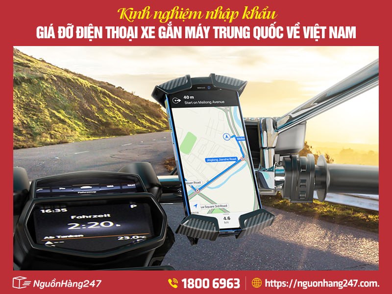 Kinh nghiệm nhập khẩu giá đỡ điện thoại Trung Quốc về Việt Nam