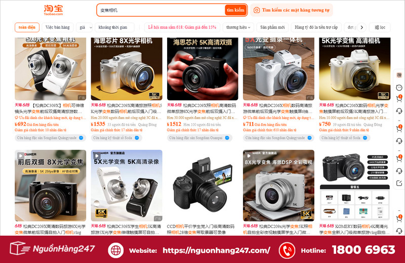 Nguồn hàng order máy ảnh zoom Trung Quốc chất lượng, giá tốt