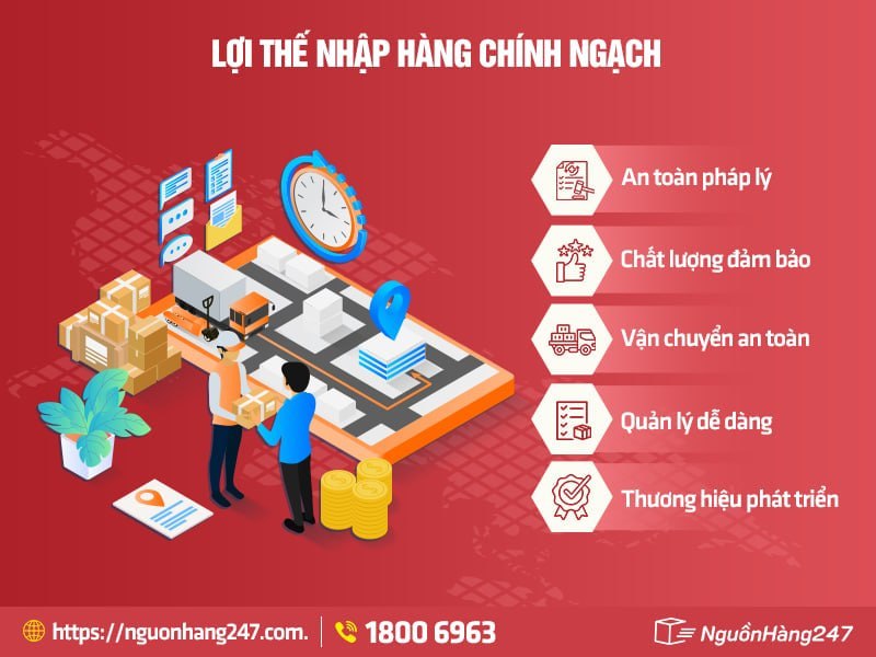Lợi thế của nhập hàng Alibaba chính ngạch