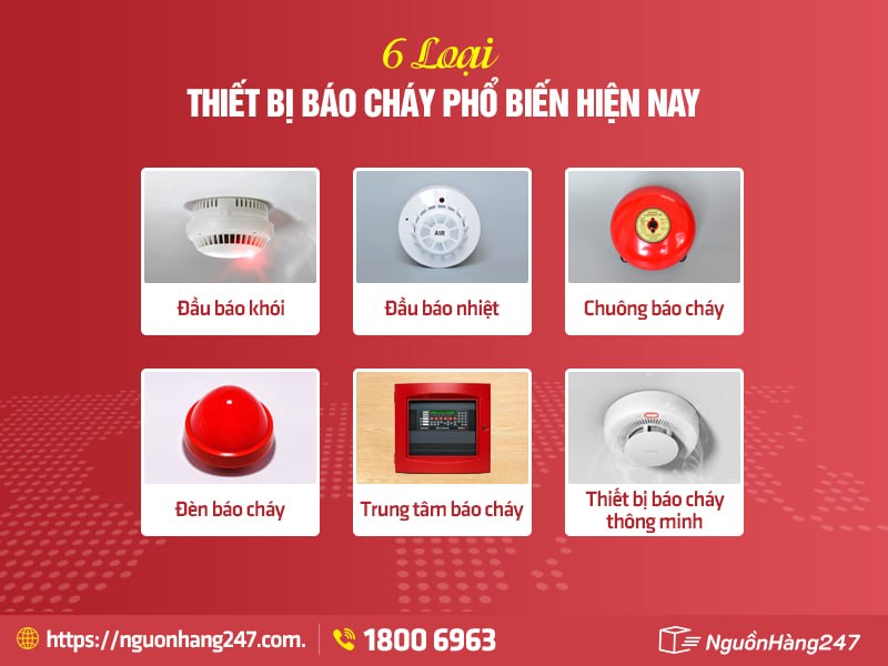 Các loại thiết bị báo cháy Trung Quốc phổ biến hiện nay