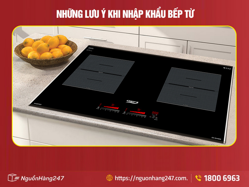 Những lưu ý khi nhập khẩu bếp từ