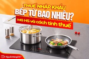 Thuế nhập khẩu bếp từ Trung Quốc bao nhiêu? Mã HS và cách tính thuế