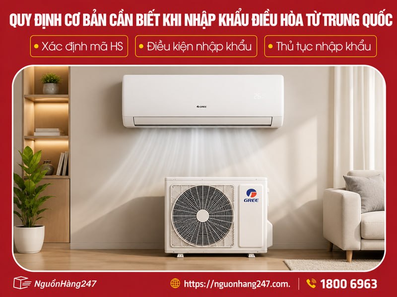 3 điều cần chú ý khi nhập khẩu điều hòa về việt nam