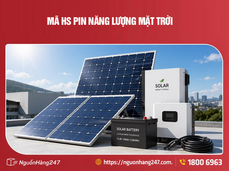 Mã HS pin năng lượng mặt trời là gì?