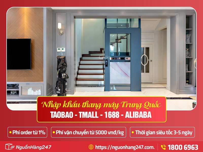 Nhập khẩu thang máy Trung Quốc về Việt Nam