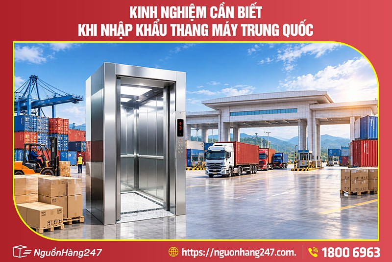 Kinh nghiệm cần biết khi nhập khẩu thang máy Trung Quốc
