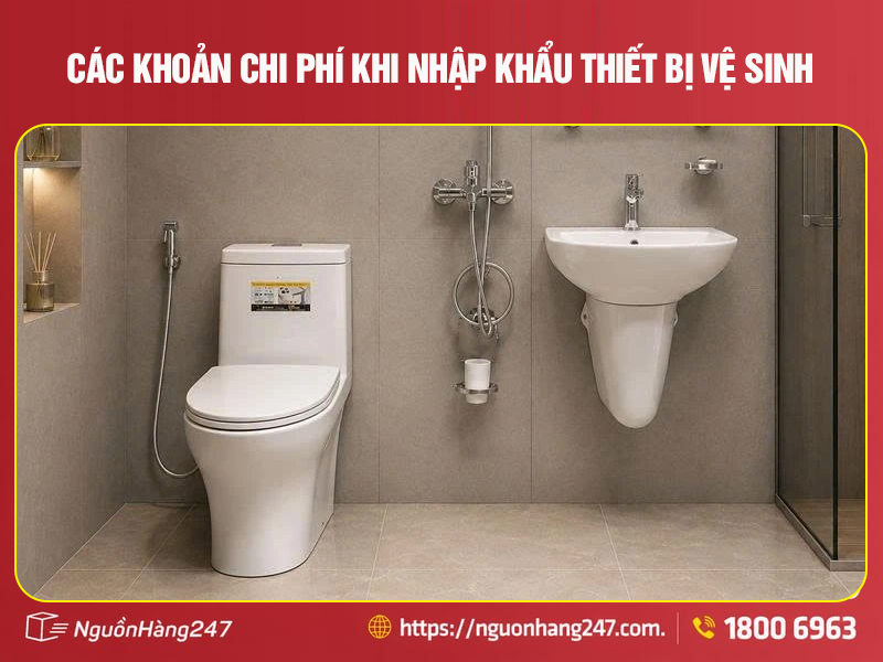 Các khoản chi phí khi nhập khẩu thiết bị vệ sinh bạn cần biết