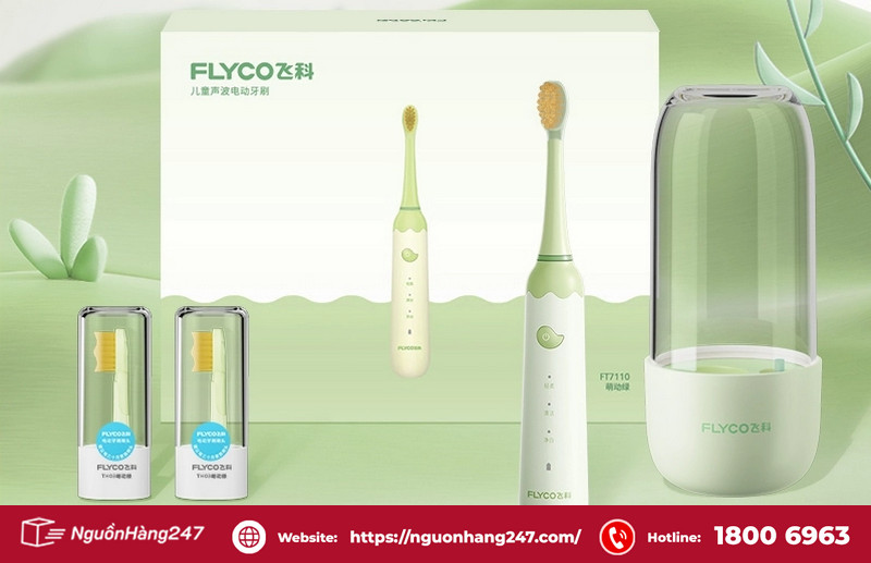 Bàn chải điện cho trẻ em Flyco