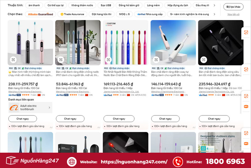 Nhập hàng trên Alibaba.com