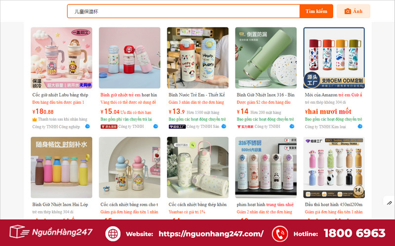 Tổng hợp các link shop nhập bình giữ nhiệt chất lượng, giá tốt