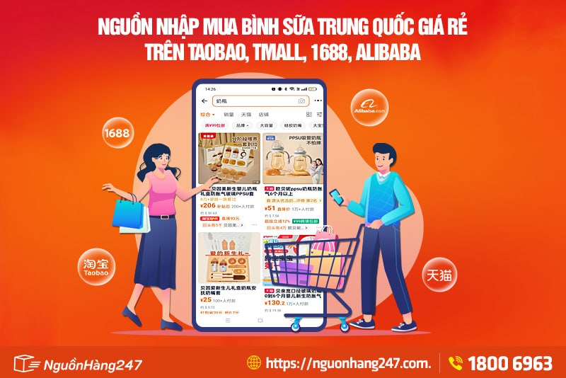 Nguồn mua nhập bình sữa Trung Quốc chất lượng, giá tốt