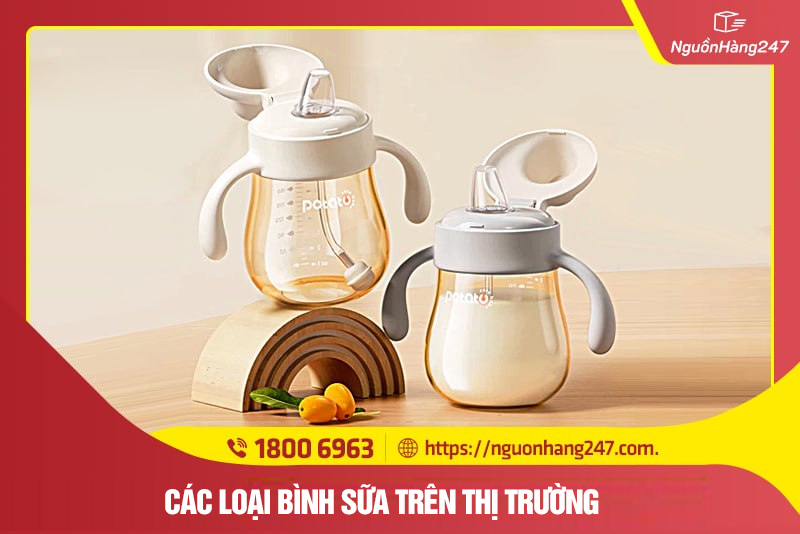 Các loại bình sữa Trung Quốc phổ biến hiện nay