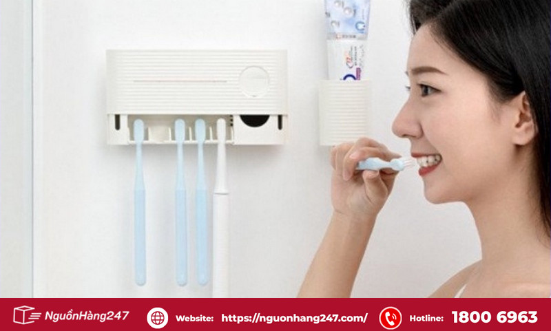 Bộ nhả kem đánh răng thương hiệu Mijia