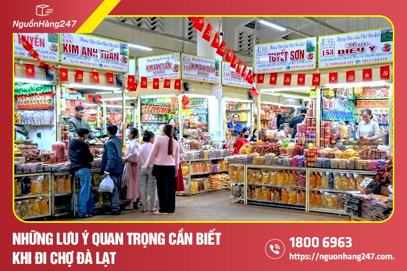 Một vài lưu ý nhỏ khi đi chợ Đà Lạt