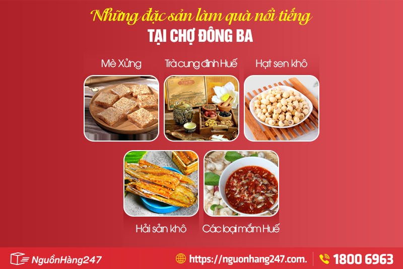 Đi chợ Đông Ba mua gì làm quà?